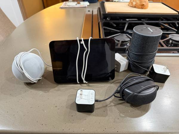 Four Amazon Echos 1