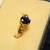 Vintage Natural Oval Sapphire in 14K Gold Ribbed Step Ring Mounting 16 thumbnail