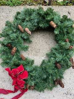 Flower Wreath  Christmas item 1