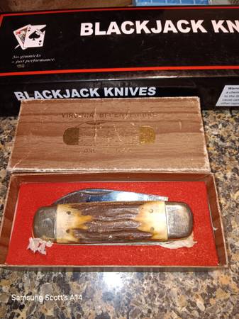 Virginia Bicentennial knife stag elephant/sunfish 1