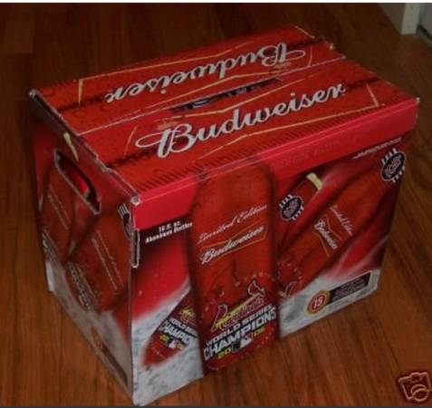 St. Louis Cardinals 2006 Budweiser WS case sealed full bottles!! 1