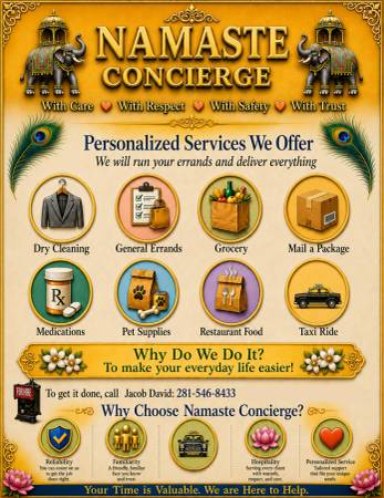 Namaste Concierge - Rideshare inside and around Houston 1