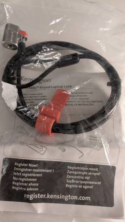 Laptop cable and lock 1