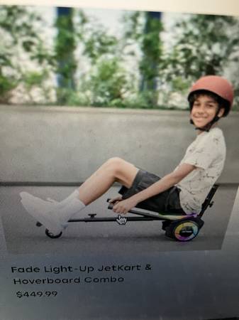 hover board with hoovy cart 1