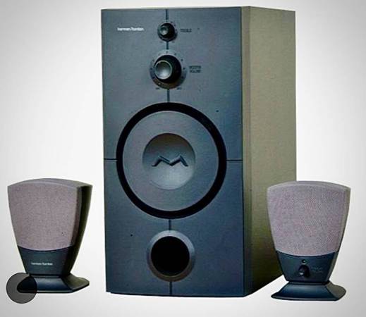 Harmon Kardon HK395 computer speakers and subwoofer 1