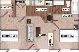 $279 / 1br - 400ft2 - Fully furnished apartments with Queen Size Beds (15130 marsh lane)63796327532033121