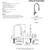 NEW - ROHL Pull Down Kitchen Faucet - Satin Nickel 4 thumbnail