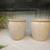 Set of Beige vase style ceramic pottery 1 thumbnail