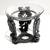 Silver pewter & glass oil diffuser with detailed butterfly design 2 thumbnail