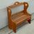 Vintage Knotty Pine Farmhouse Kids/Doll BENCH Solid Wood Country Decor 1 thumbnail
