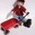 Danbury Mint Radio Flyer Porcelain Doll BILLY Little Red Wagon & Dog 18 thumbnail