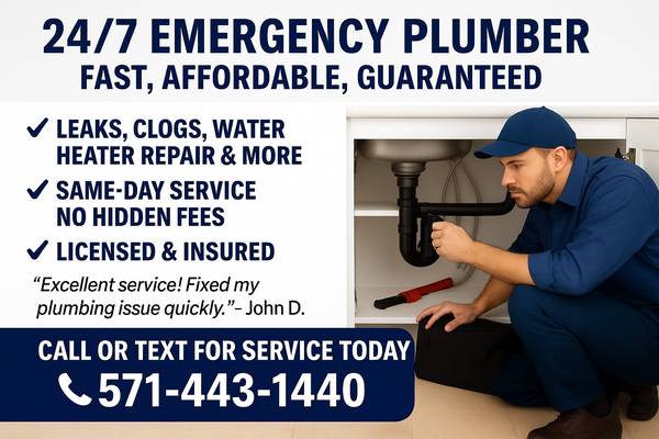 24 HOUR LICENSED PLUMBER FOR URGENT PLUMBING – CALL LOCAL EXPERT 1