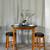 SPACE SAVER Drop Leaf Pub Table With 2 Stools 1 thumbnail