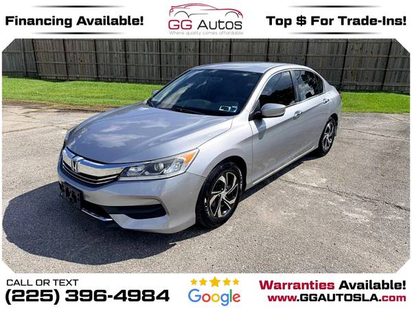 1 2017 Honda Accord LX Sedan 4D 1