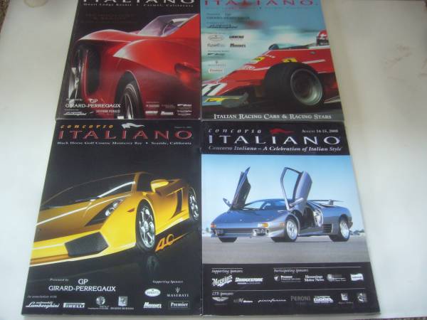 Italiano Concorso Programs 2001 2002 2003 2008 1