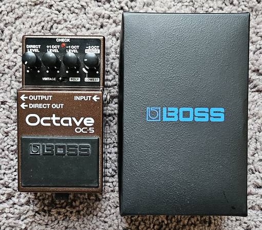 Boss OC-5 Octave Guitar/Bass Pedal - musical instruments - by