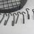 Vtg Hand Forged Wrought Iron Farmhouse Kitchen Hanging Pot Pan Rack 12 5 thumbnail