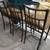 3 Bar Chairs Brown Metal Base with Tan Leather Seats! 10 thumbnail