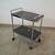 1950's Mid Century Modern Chrome Bar Cart Media Record Player Stand 5 thumbnail