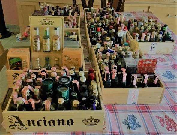 300+mini bottle collection 1