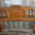 Oak headboard Queen bed set 2 thumbnail