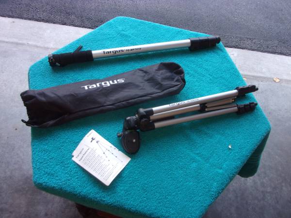 TARGUS TRIPOD & SINGLE SUPPORT ROD 1