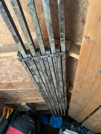 Old Expandible Wood Scaffolding Plank. 1