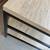 3 Level Beige TV Stand With Black Metal Frame 5 thumbnail