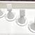Set of 4 "Clamp-Style" RIng Displays - Like New - White Leatherette 1 thumbnail