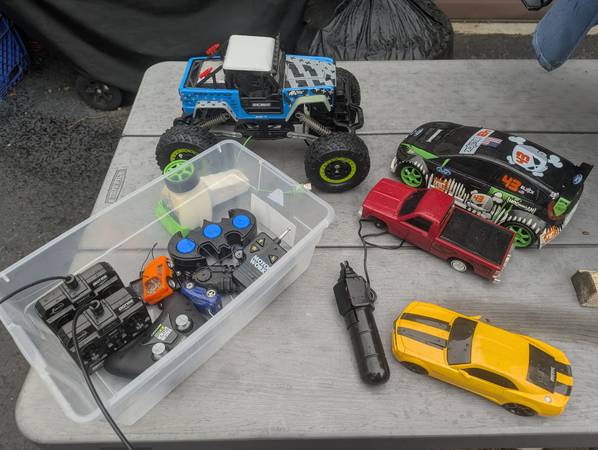 Toy Car Remotes and Cars for Parts 1
