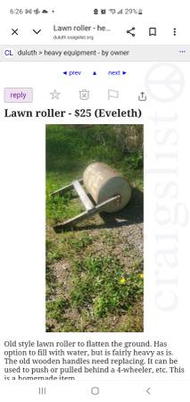 LAWN ROLLER 1