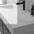 Rectangular White Composite Stone Bathroom Vanity Sink Only 3 thumbnail