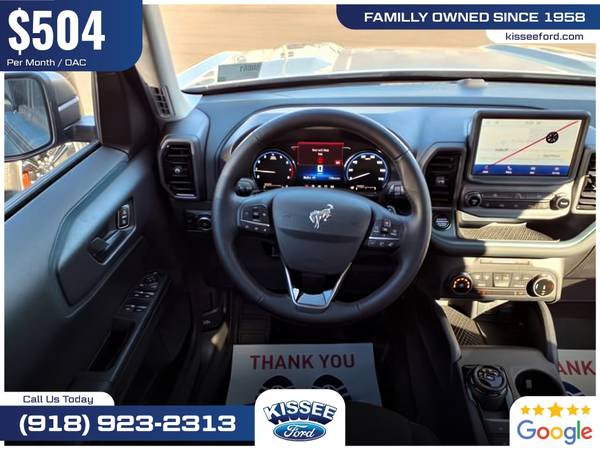 $504/mo - 2024 Ford Bronco Sport Badlands - $35,515 (760 S Lynn Riggs Blvd, Claremore, OK 74017)63470244416387122
