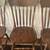 Solid Oak Dining Room Chairs - four 4 thumbnail
