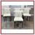 William Sonoma Regency Italian Ivory Leather Dining Side Chairs, Set O 3 thumbnail
