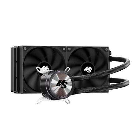 AIO CPU Cooler, 240mm, 2X PWM Fans, Intel LGA 1851/1700, AMD AM5/AM4 1