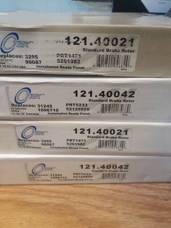 Centric 121.40021 C-Tek Automotive Rear Brake Rotor Fits Selected Acur 1