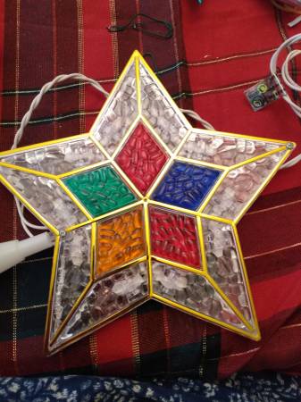 Star-Shaped Lighted Tree Topper 1