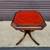 Vintage English Regency Table with Red Leather Top. 12 thumbnail
