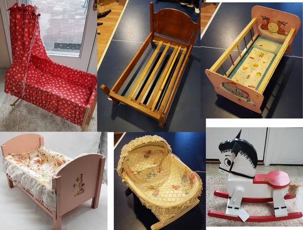 Doll bed furniture, various prices 1