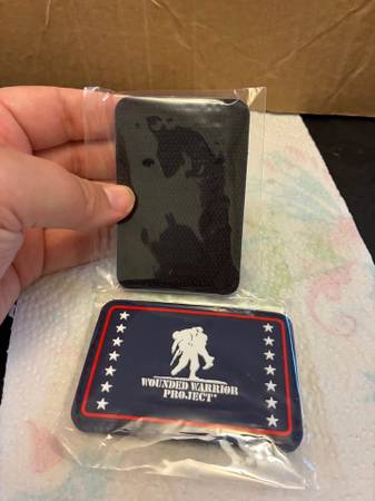 Wounded Warrior Project velcro-backed patch 1