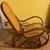 Vintage Bentwood Cane Back Rocking Chair Thonet Style 7 thumbnail