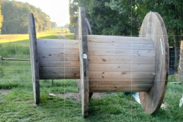 3, 7'x4.5' wooden spools XXXL 1