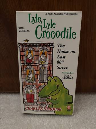 Lyle, Lyle Crocodile, The Musical, VHS tape - Vintage 1