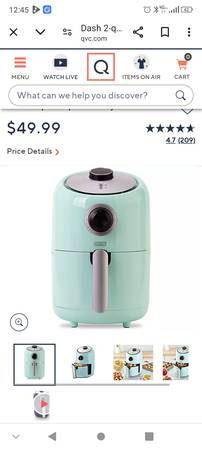 Like New - Dash - Digital Air Fryer 1