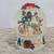 /// VTG FOREST CHRISTMAS CAROLERS w/SANTA MUSICAL SNOW GLOBE \\\ 6 thumbnail