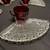 Anchor Hocking Fan shape Snack Plates & Ruby Red Cups 6 thumbnail