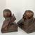 Antique Dante and Beatrice Bronze Bookends by Jennings Brothers 7 thumbnail