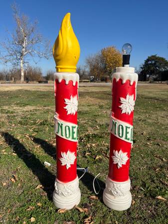 Vintage Christmas Blow Molds 1