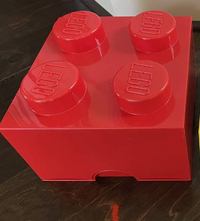 LEGO Storage Brick Box (Brick 4) - Red 1